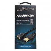 Extend series USB extension cable, 2 meter - black