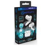 Note X Series TWS Earphones + Charging Case - White Case + White Cover