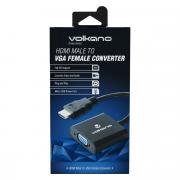 Annex Series HDMI Male To VGA Female Converter, 10 CM Cable With Sound