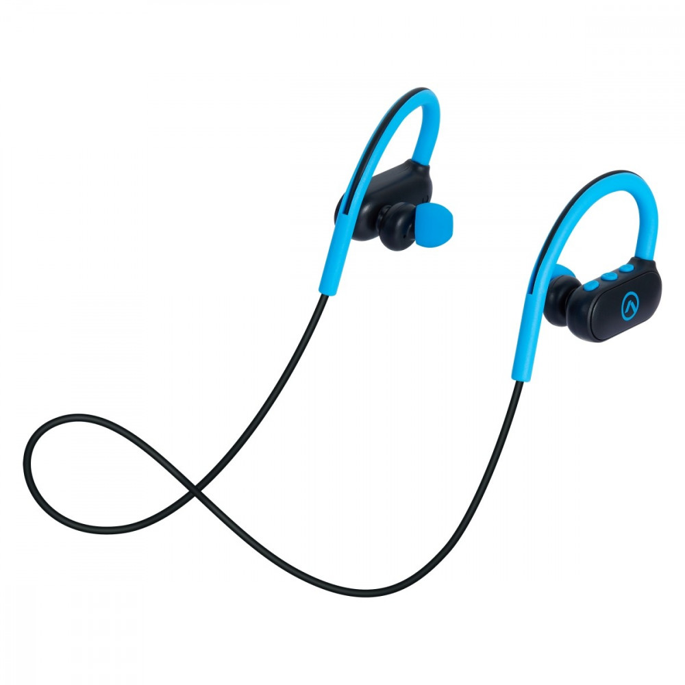 Skip 2.0 Bluetooth Earphones -Aqua Blue - Black