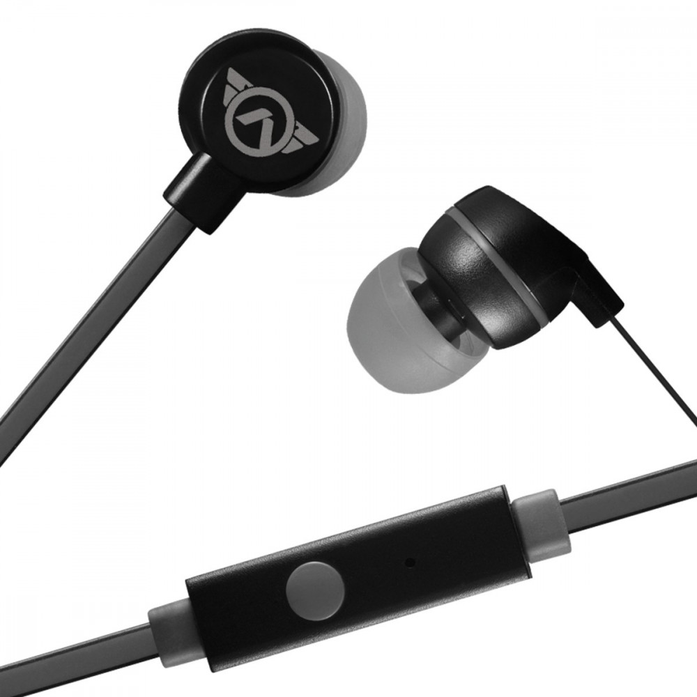 Sport Quick Series Earbuds With Mic - Black/Grey
