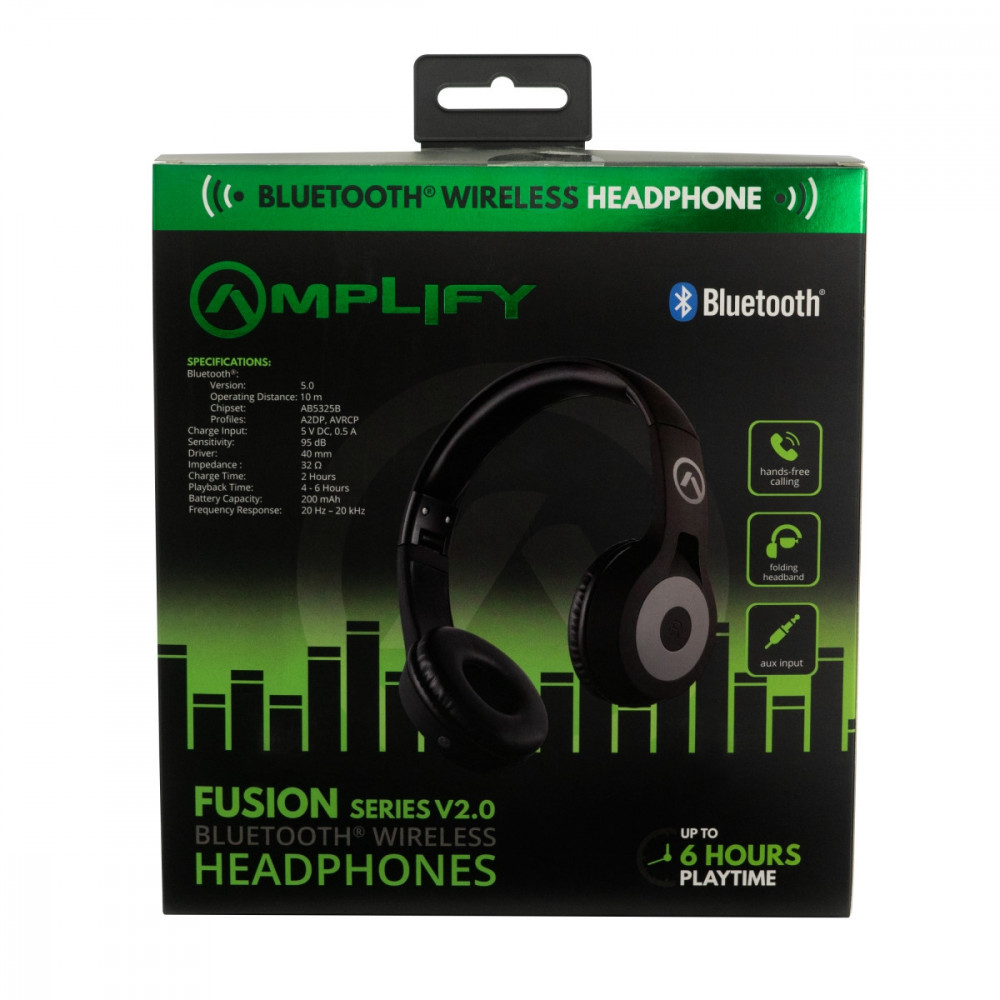 Pro Fusion series Bluetooth headphone - Black/Grey