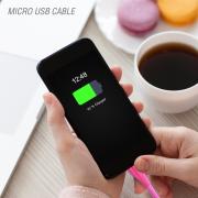Fashion Series Cable Micro USB 1.8m - Lumo - Pink