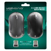 Vector Duo Pack Of 2 Vector Wireless Mouse - black