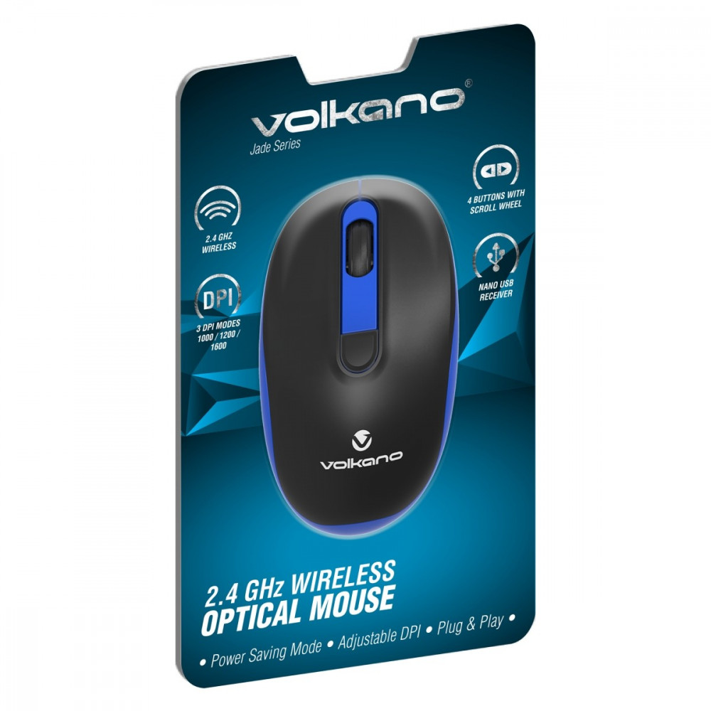 Jade Series Wireless Mouse - Blue