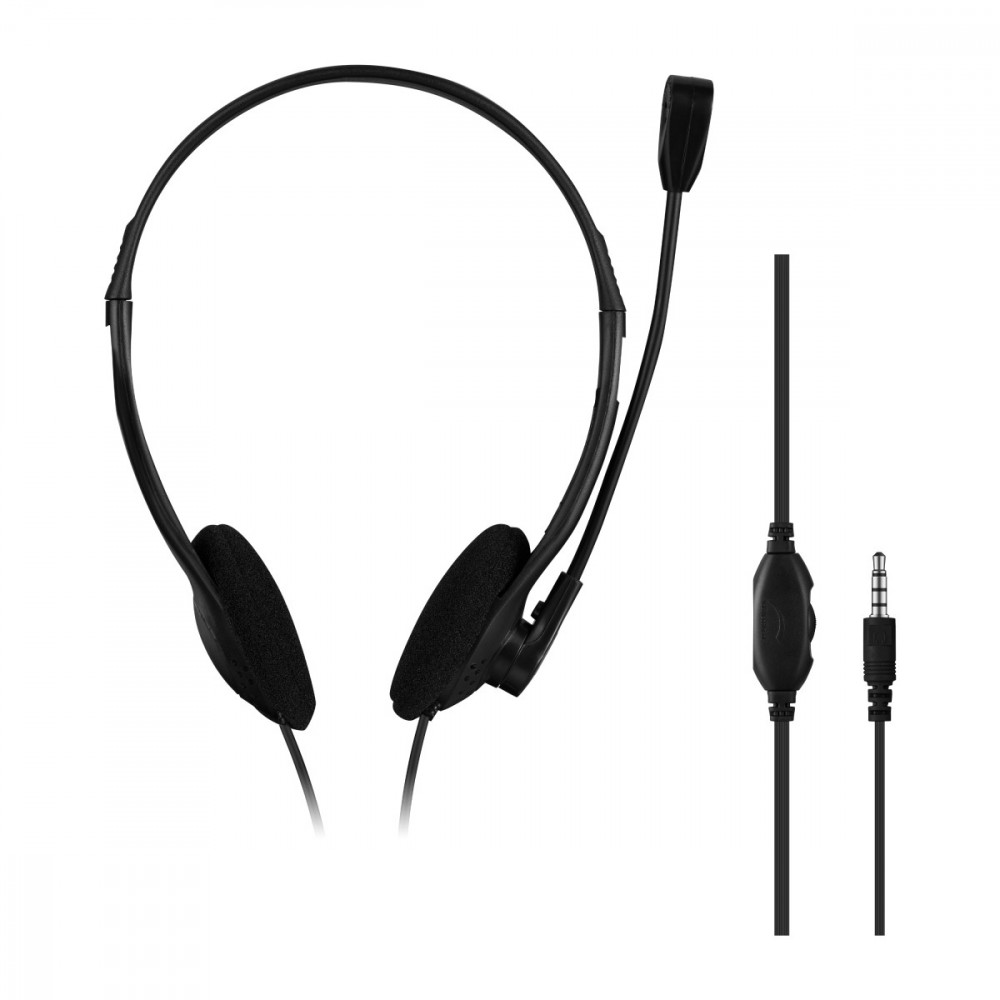 Chat 2 Stereo Headset With Boom Microphone