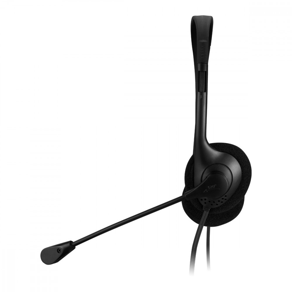 Chat 2 Stereo Headset With Boom Microphone