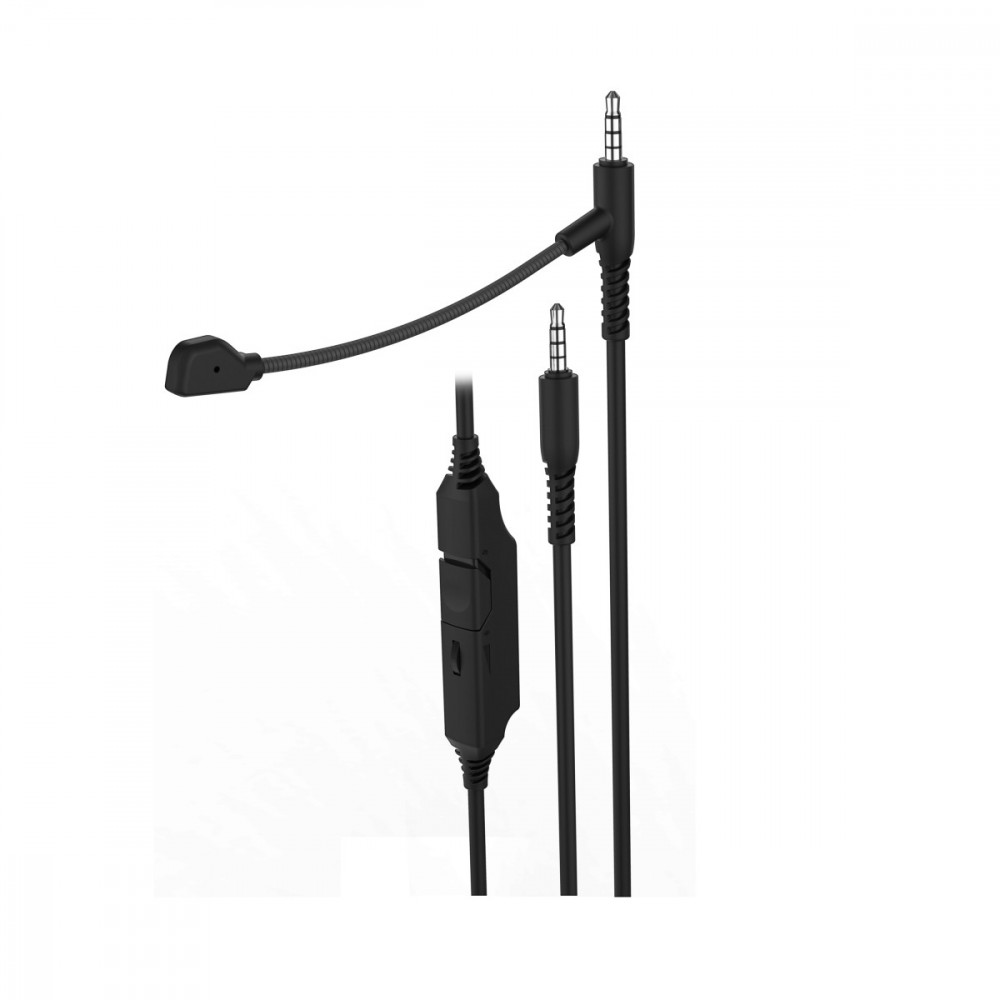 Chat Boom Series In-Line Boom Microphone - Black