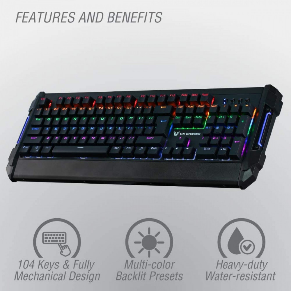 Reinforce Series Mechanical Rainbow Lighting Keyboard