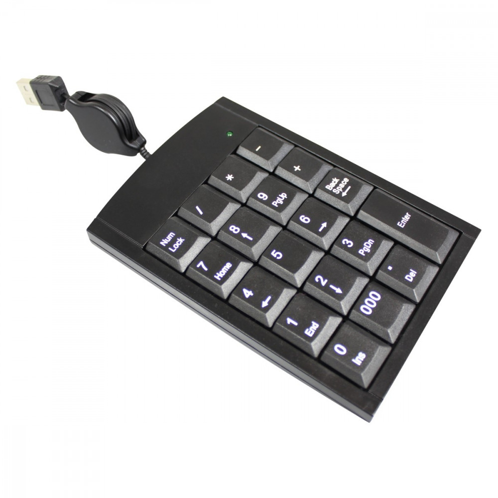 Numeric series USB numeric keypad - black