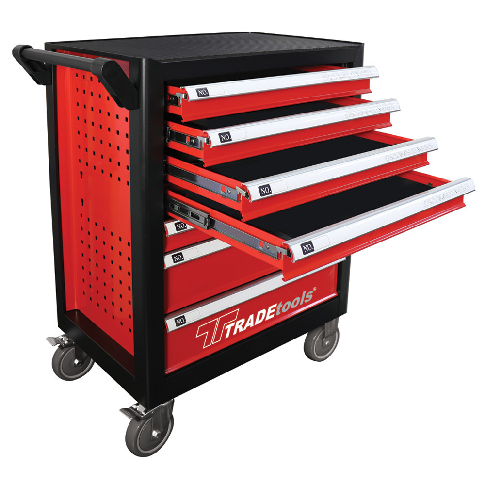 7 Drawer Tool Trolley Cabinet - Empty