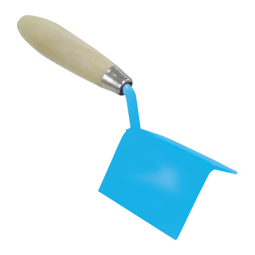 Cove Trowel - Outside 75mm - Wooden Handle