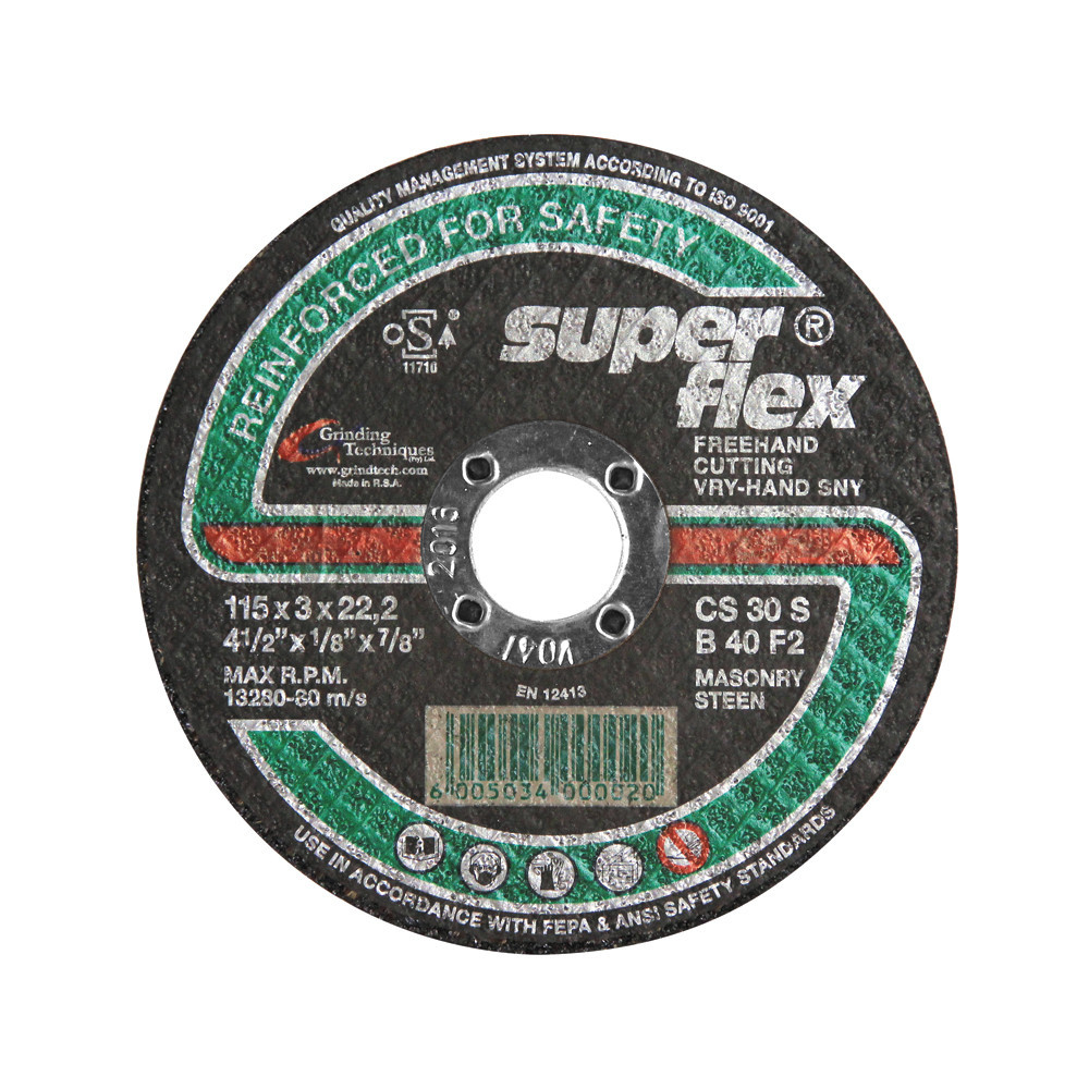Masonry Cutting Discs 25's - 115mm - Superflex