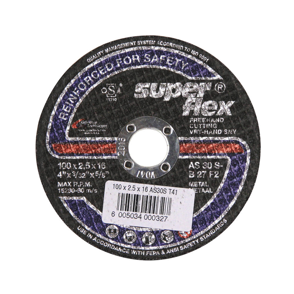 Steel Cutting Discs 25's - 100mm - Superflex