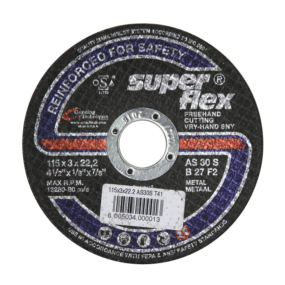 Steel Cutting Discs 25's - 115mm - Superflex