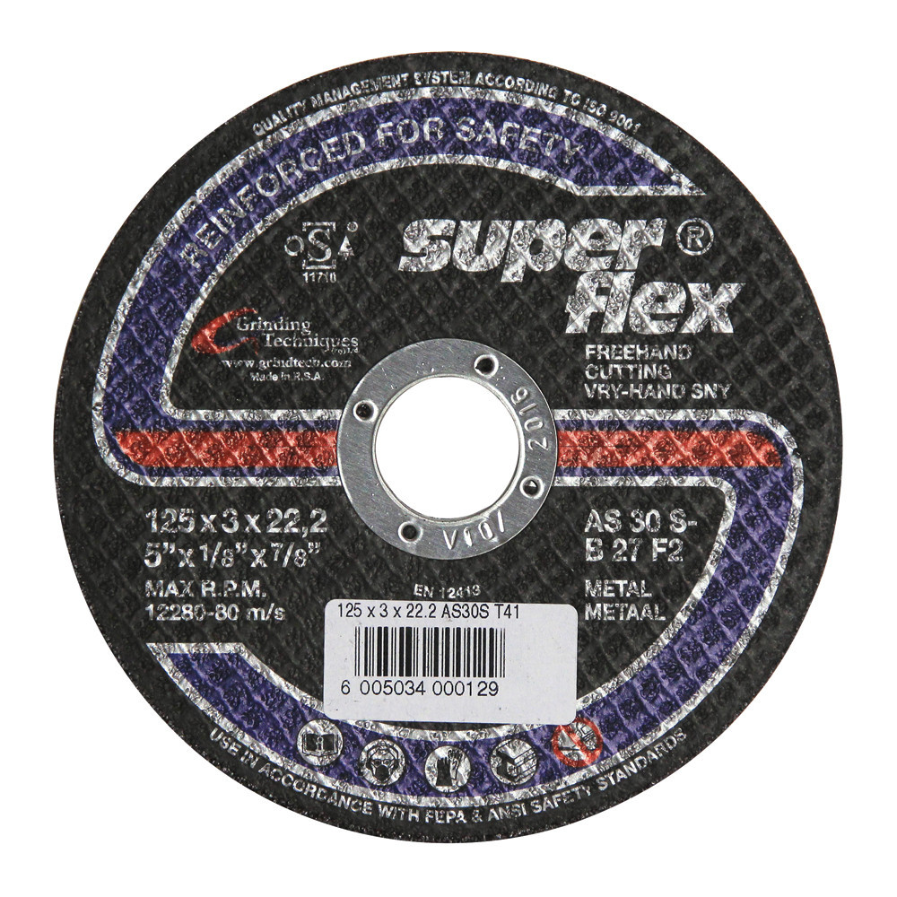 Steel Cutting Discs 25's - 125mm - Superflex