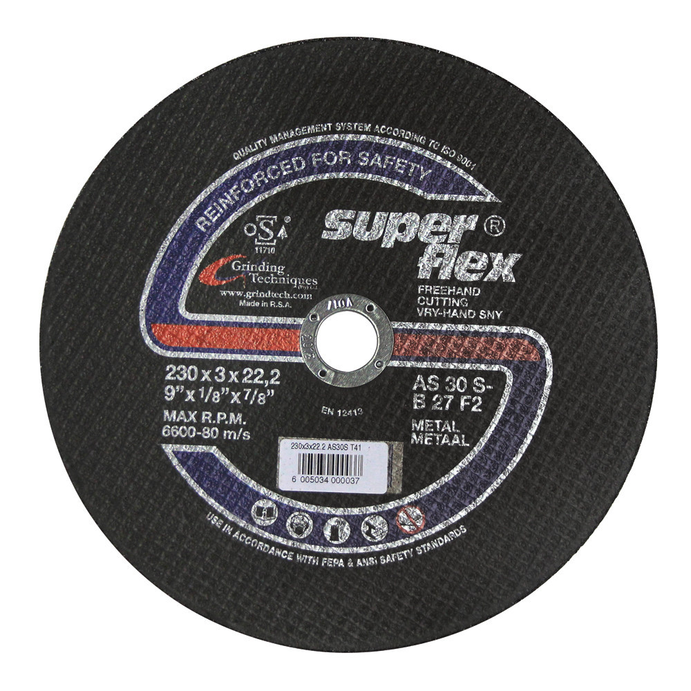 Steel Cutting Discs 25's - 230mm - Superflex