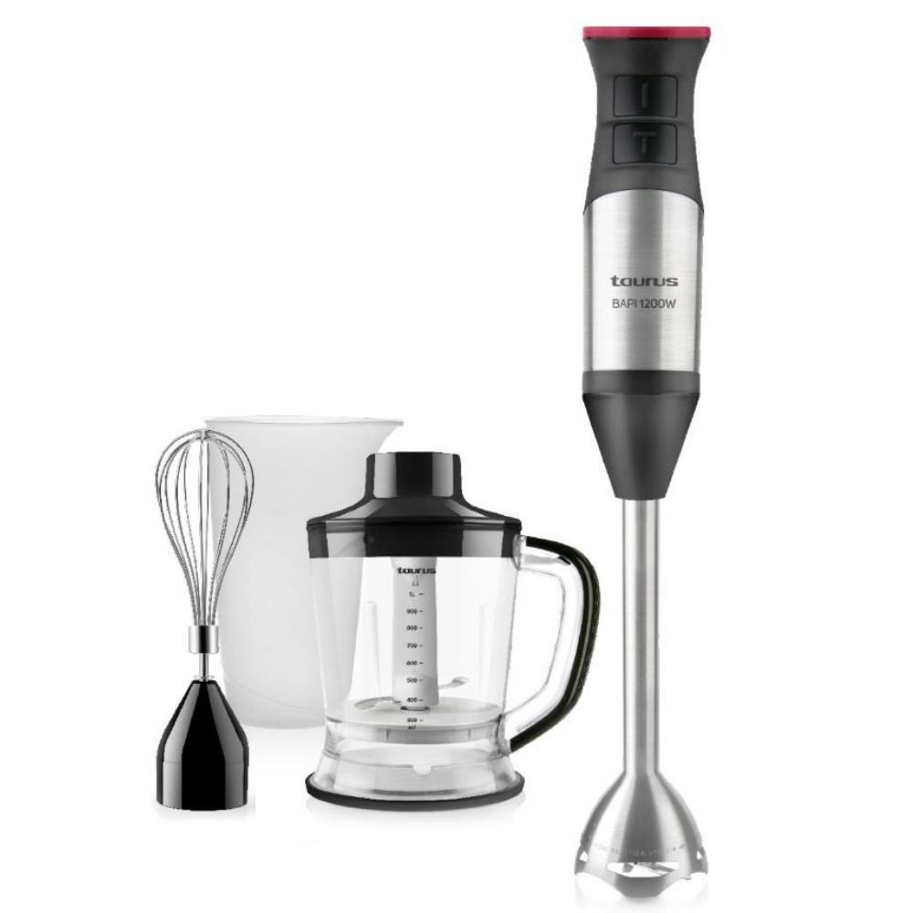 20Speed 1200W Stick Blender With Accessories Stainless Steel Black  
