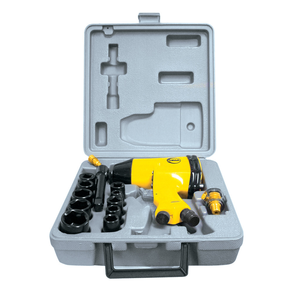 17Pc 1/2” (12.5mm) Drive Impact Wrench Kit