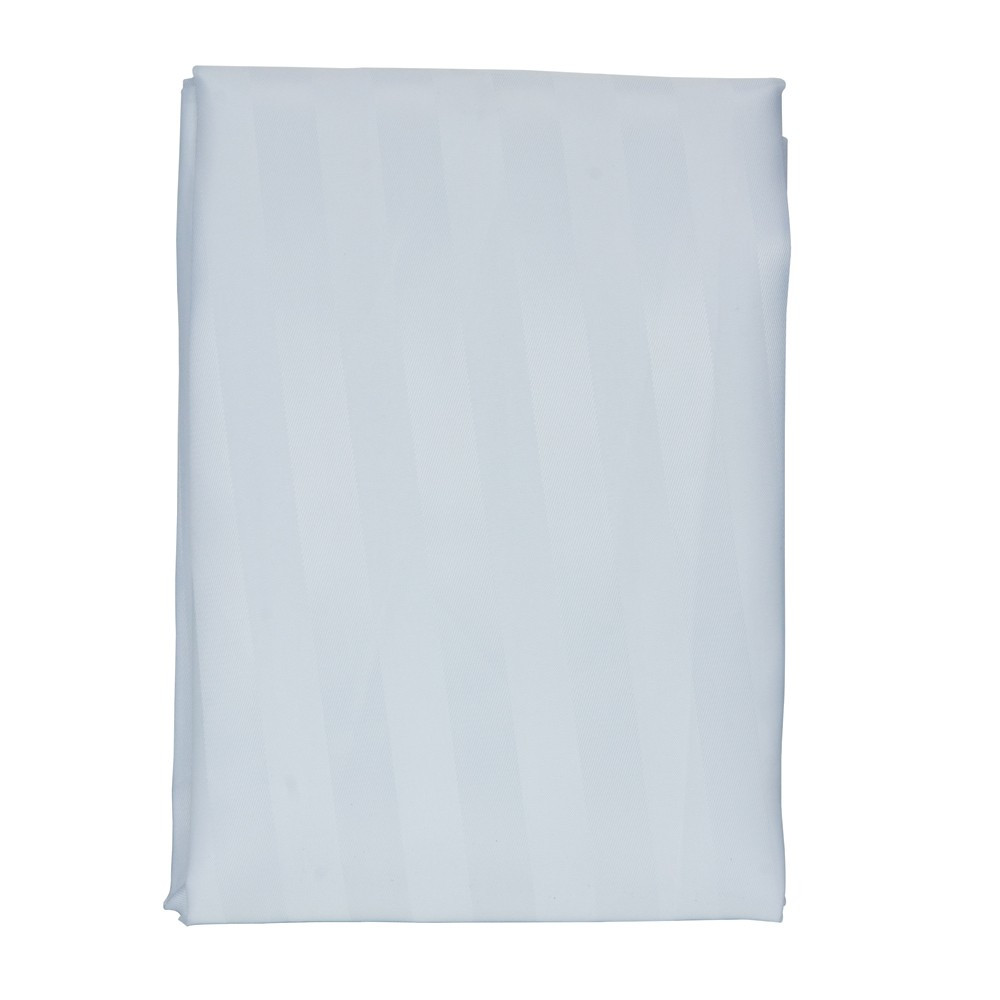 Shower Curtain - White Stripe 200cm x 180cm