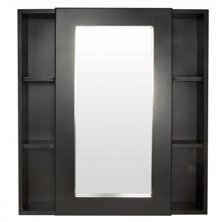 Regal Cabinet 750(h) x 680(w) x 125(d)mm - Black
