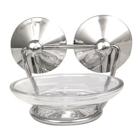 Soap Holder With Glass Dish