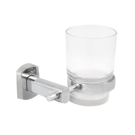 Tumbler Holder with Glass Zinc Alloy