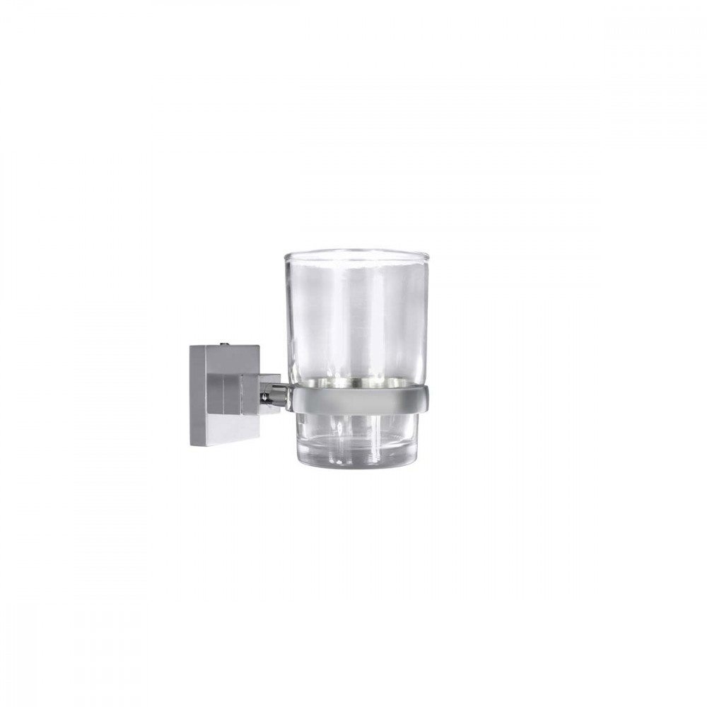 Zinc Alloy Tumbler Holder With Glass
