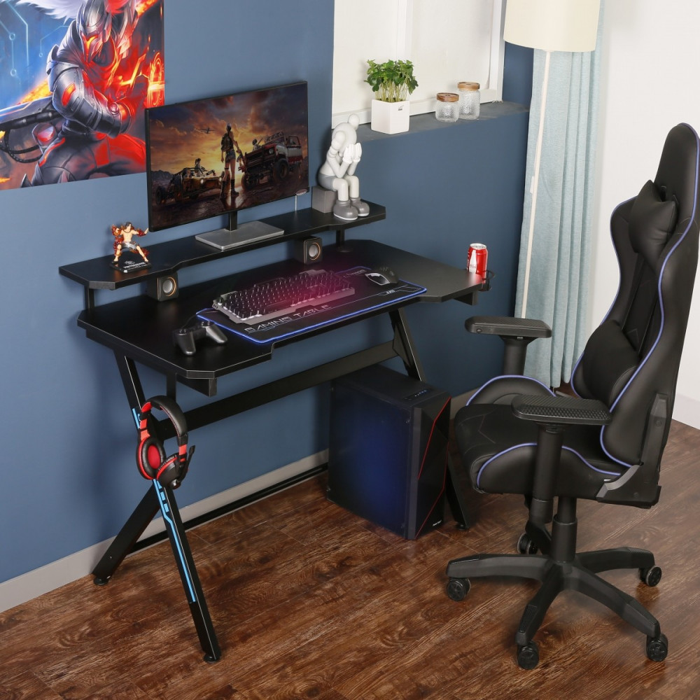 Donahue Gaming Desk Black