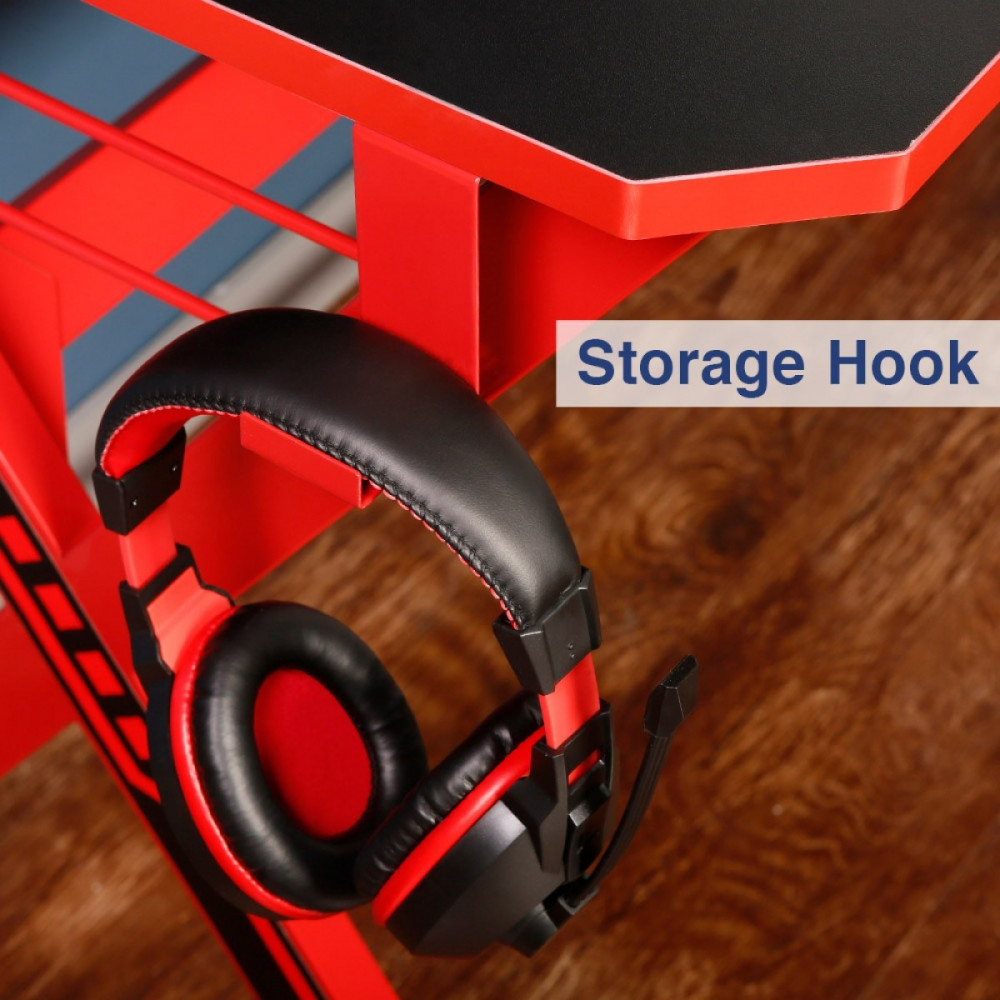 Donahue Gaming Desk Red