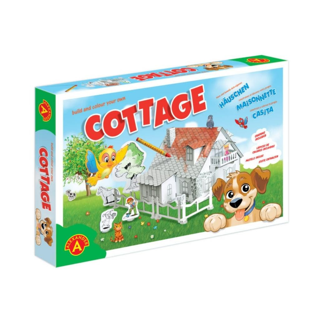 Build & Colour - Cottage & The Dog