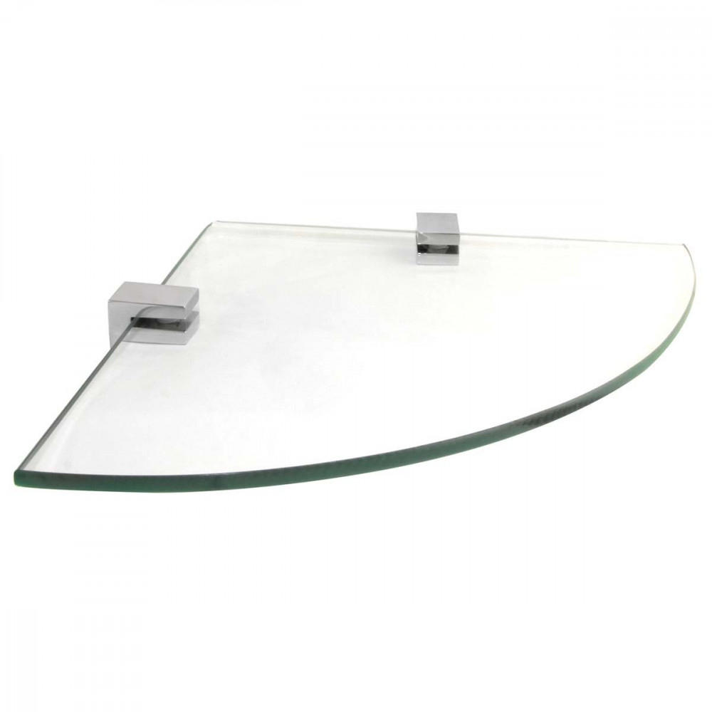Corner Glass Shelf 230 x 230mm
