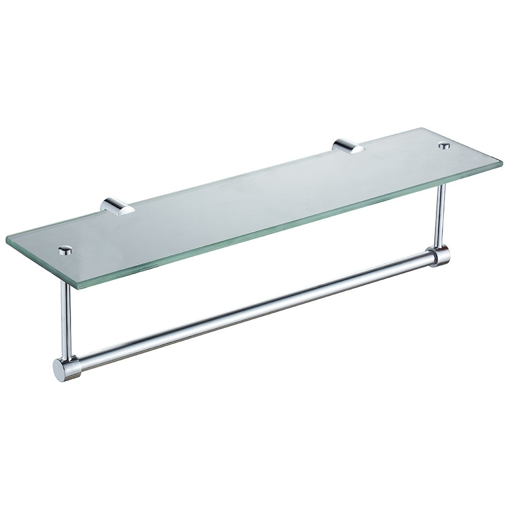 Glass Shelf & Towel Rail 130(h) x 500(w) x 120(d)mm
