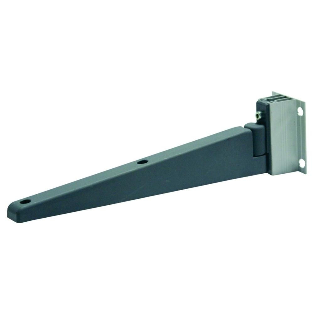 Hinge Plastic Grey And Alluminium Mounting (Each)