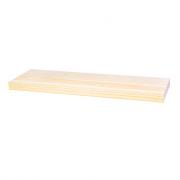 Solid Floating Shelve 595 x 195 x 30mm - Raw Pine