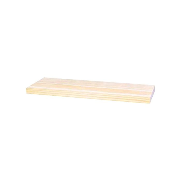 Solid Floating Shelve 895 x 195 x 30mm - Raw Pine