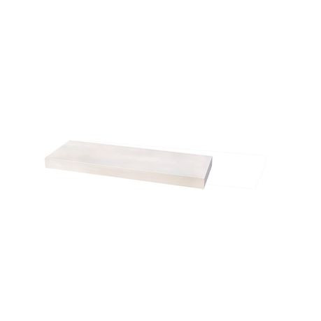 Solid Floating Shelve 595 x 195 x 30mm - White