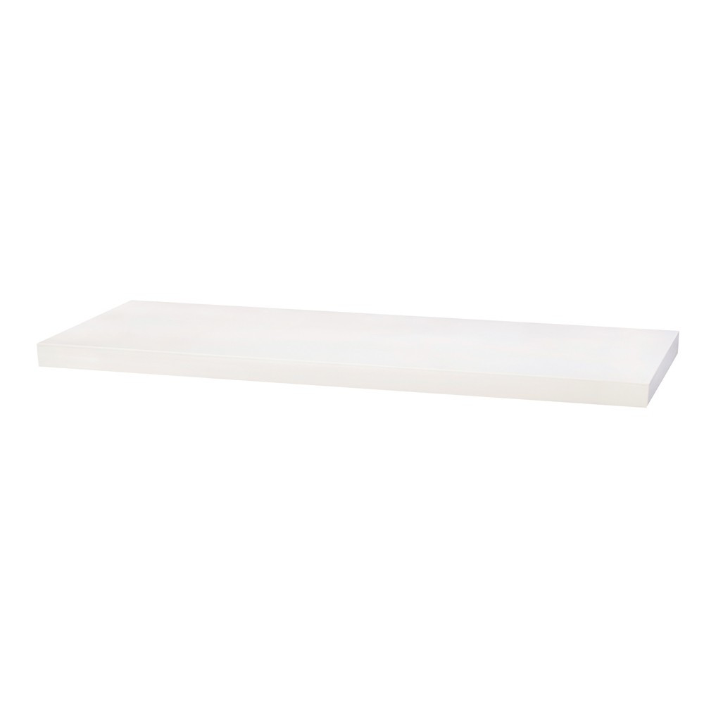 Solid Floating Shelve 895 x 195 x 30mm - White