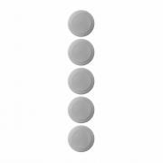30mm Extra Strong Circle Magnets 5 Card White