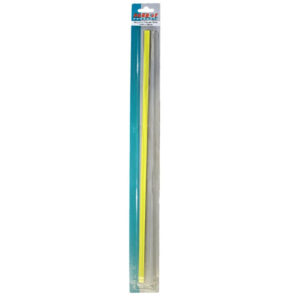Flexible Magnet Strips 1000mm x 10mm Yellow