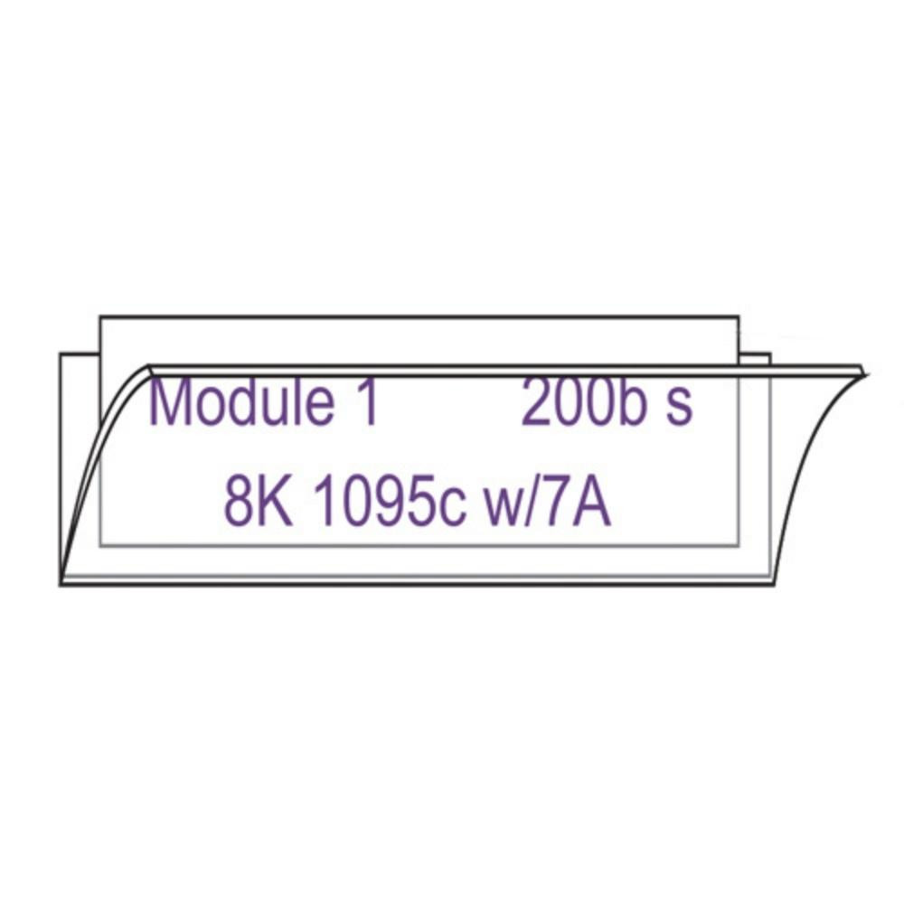 10 Pack Label Carriers Mag 20x100mm