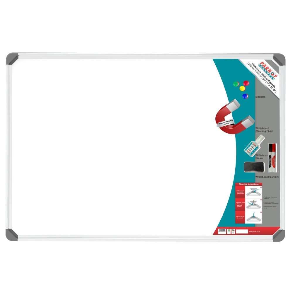 Slimline Magnetic Whiteboard Retail