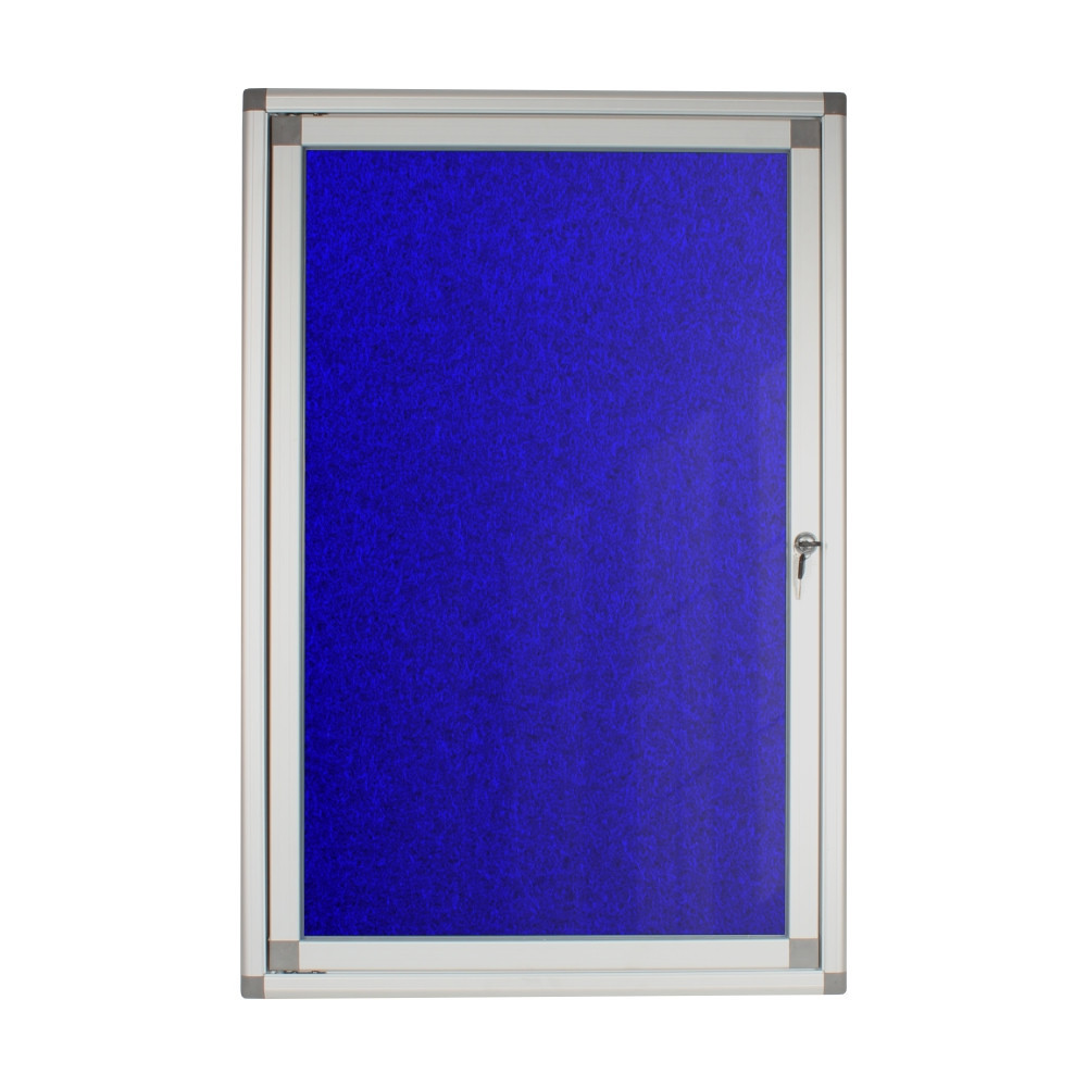 Royal Blue Display Case Pinning Hinge 900mm x 600mm