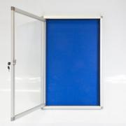 Royal Blue Display Case Pinning Hinge 900mm x 600mm