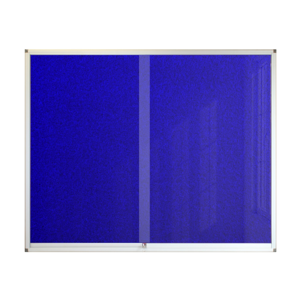 Royal Blue Display Case Pinning Hinge 1200mm x 900mm
