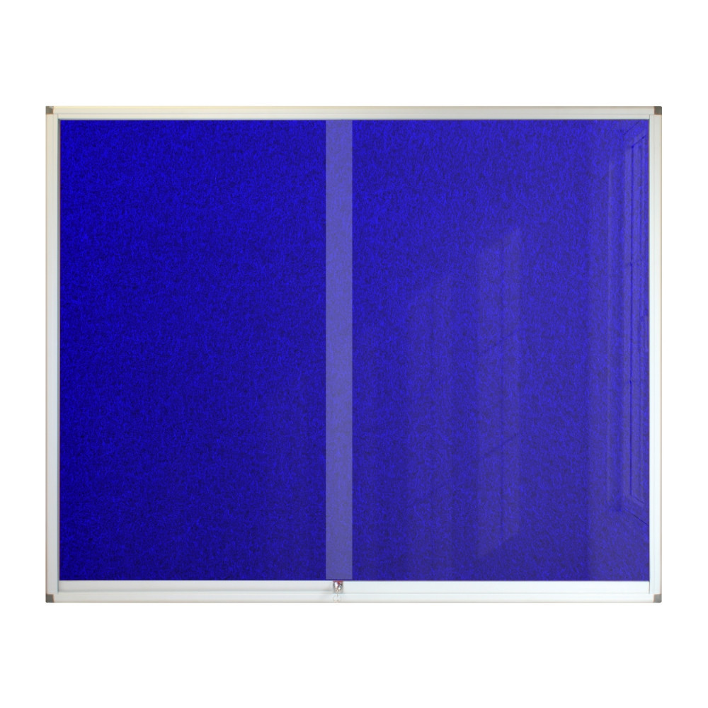 Royal Blue Display Case Pinning Hinge 1500mm x 1200mm