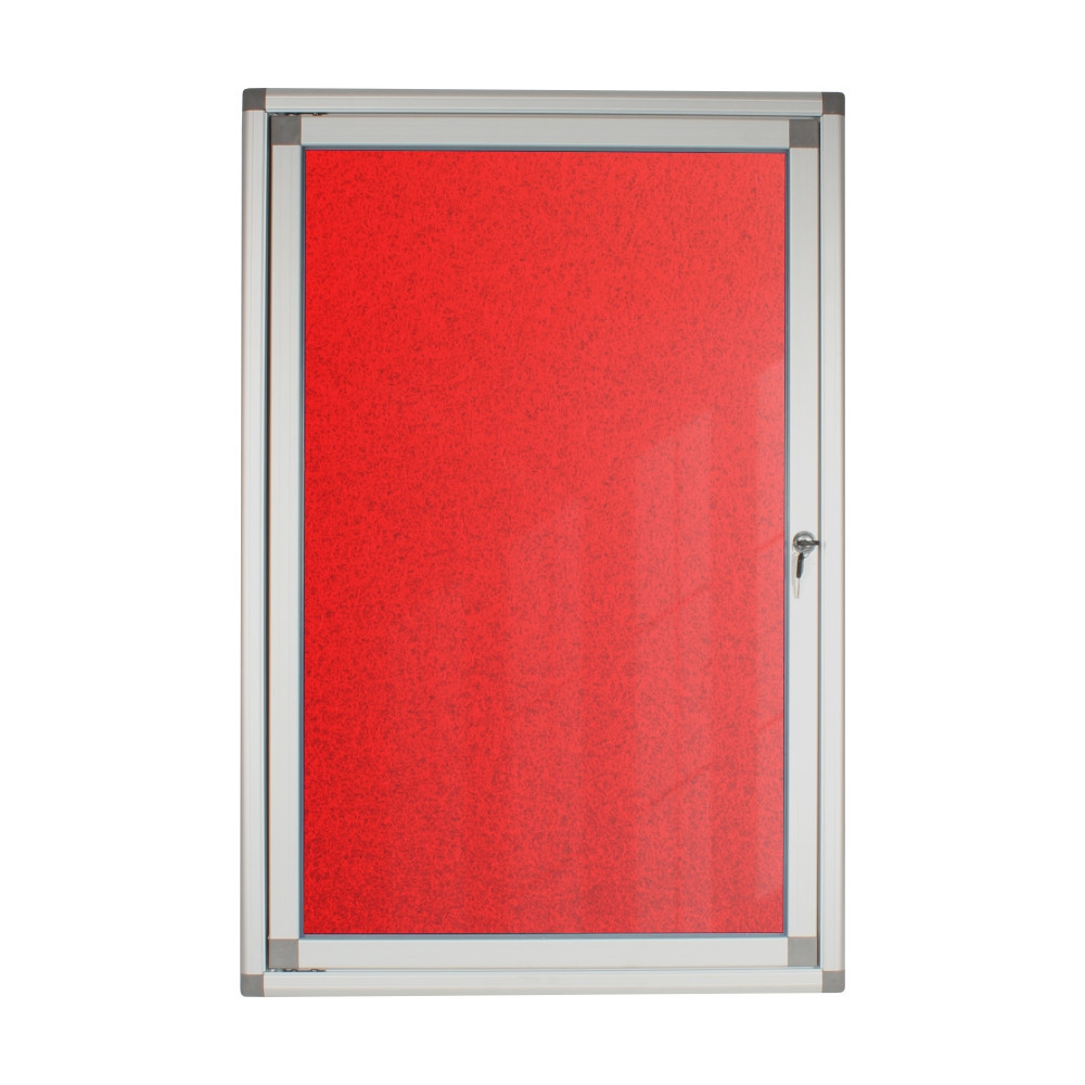 Red Display Case Pinning Hinge 900mm x 600mm