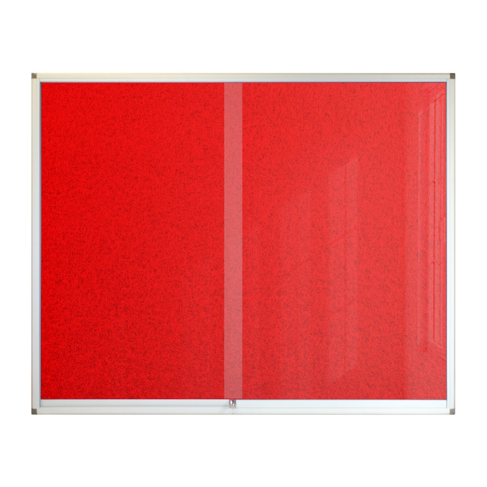 Red Display Case Pinning Hinge 1500mm x 1200mm
