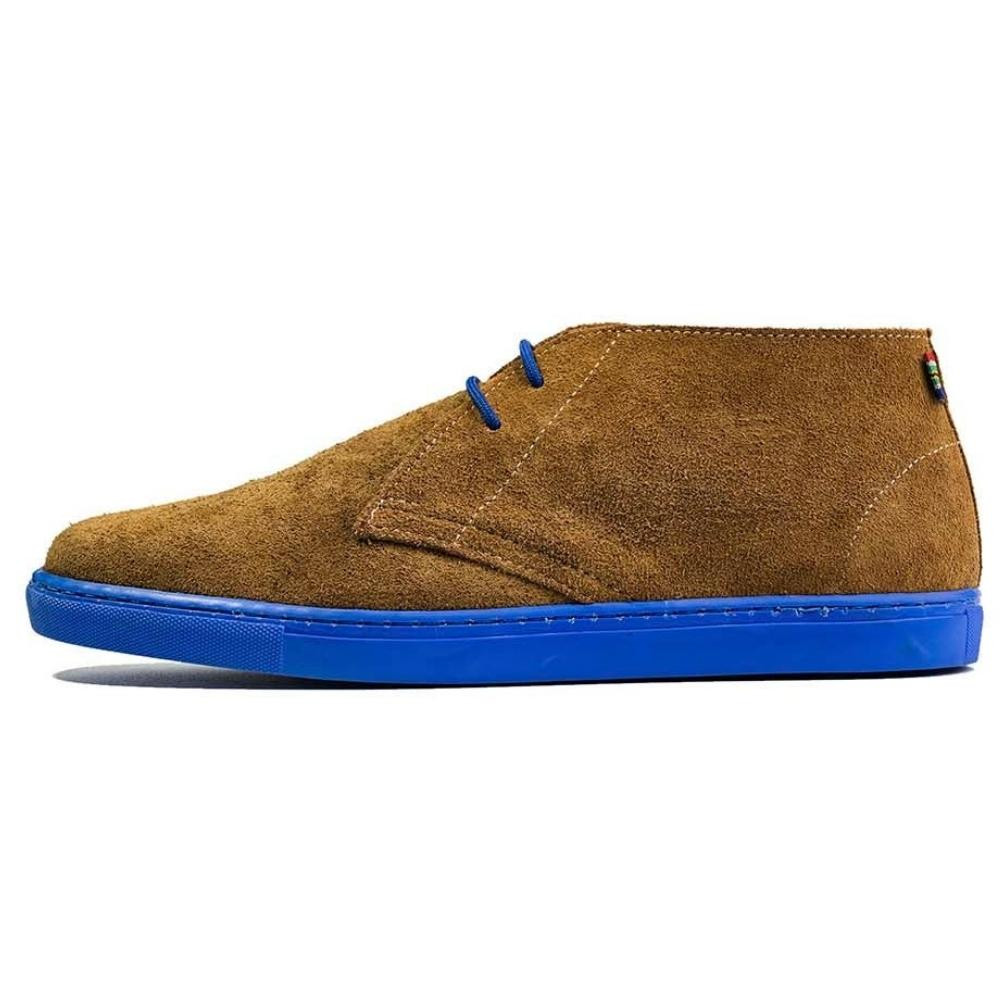 Langarm Sneaker Blue Sole - Leather Shoe