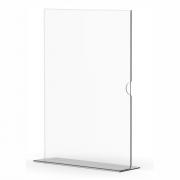 Acrylic Double Sided Menu Holder A4 Portrait - 5 Pack